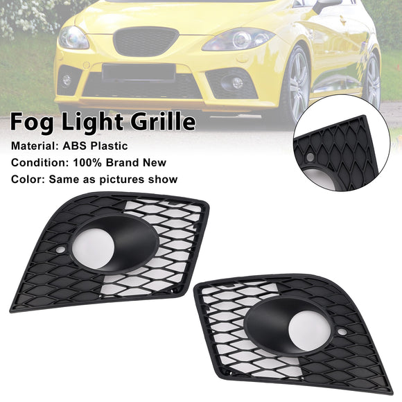 2 pezzi paraurti anteriore fendinebbia copertura griglia griglia adatta Seat Leon Cupra 2005-2012
