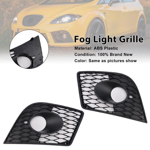 2 pezzi paraurti anteriore fendinebbia copertura griglia griglia adatta Seat Leon Cupra 2005-2012