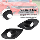 Pair Fog Light Bezel For Dodge Charger 2015-2022 68280428AA-6