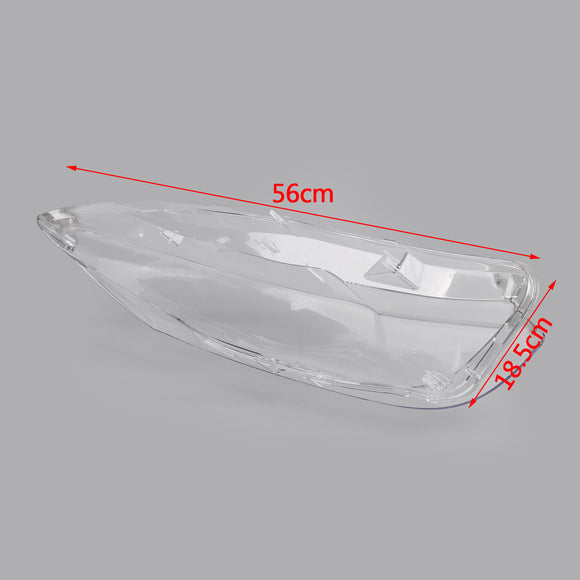 Left+Right Headlight Lens Cover For BMW F10 F18 5 Series 520 525 2010-2014
