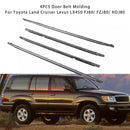 4 Stuks Deur Riem Molding Voor Toyota Land Cruiser Lexus LX450 FJ80/FZJ80/HDJ80-2