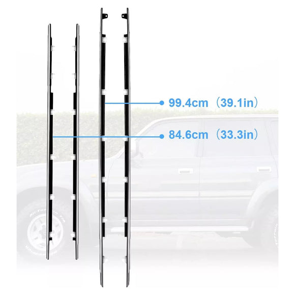 4 Stuks Deur Riem Molding Voor Toyota Land Cruiser Lexus LX450 FJ80/FZJ80/HDJ80