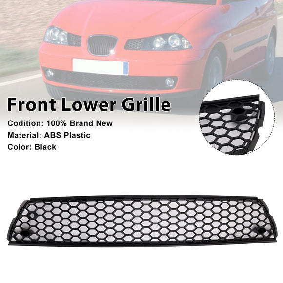 Främre honung Nedre Grill Passar Seat Ibiza 6L FR 2002-2006 Pre-Facelift