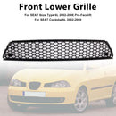 Främre honung Nedre Grill Passar Seat Ibiza 6L FR 2002-2006 Pre-Facelift-4