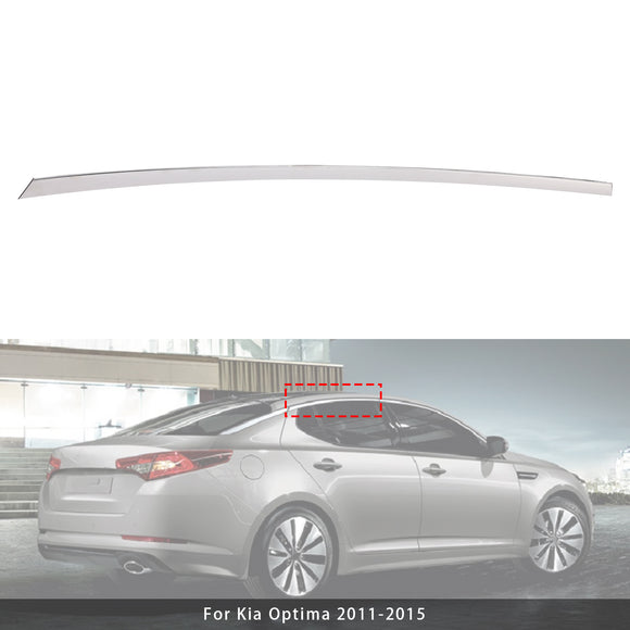 Right Side Upper Rear Door Panel Trim Molding Chrome For Kia Optima 2011-2015