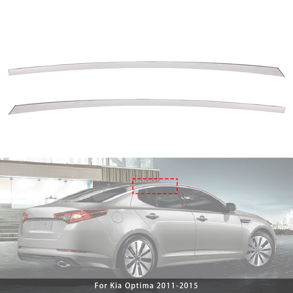 Left+Right Upper Rear Door Panel Trim Molding For Kia Optima 2011-2015