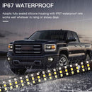 Car Truck LED TailLight Strip Turn Signal Lamp Flowing Dynamic Three row 1.5 meters-4
