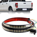 Car Truck LED TailLight Strip Turn Signal Lamp Flowing Dynamic Three row 1.5 meters-7