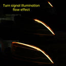 Ultradünner Auto-LED-Scheinwerfer, Tagfahrlicht, schillerndes Licht, Augenbrauenstreifen mit Fernbedienung, 30 cm-9