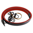 Car Tail Streamer Lampa Kolfiber LED-ljus Bakvinge Spoiler Läpp Broms Trunk Röd 1.3M-2