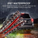 6-teiliges LED-Chassis-Licht, modifiziert mit Fantasy-Umgebungslicht-APP-Controller, 60 cm x 2 + 90 cm x 2 + 60 cm x 2-6