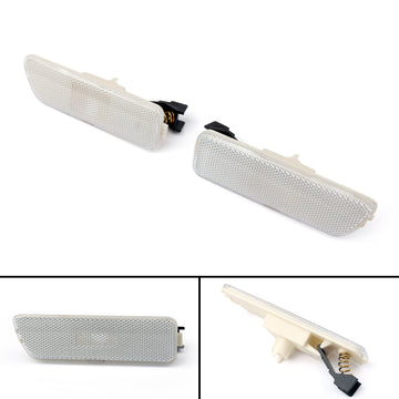 2Pcs Clear Side Marker Light Housings For VW MK4 Golf R32 GTI Jetta Cabrio