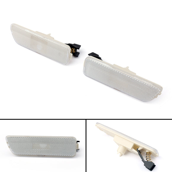 2Pcs Clear Side Marker Light Housings For VW MK4 Golf R32 GTI Jetta Cabrio