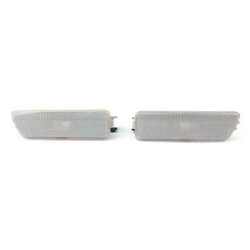 2Pcs Clear Side Marker Light Housings For VW MK4 Golf R32 GTI Jetta Cabrio - 0