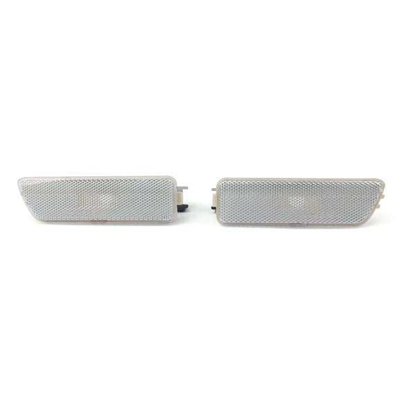 2Pcs Clear Side Marker Light Housings For VW MK4 Golf R32 GTI Jetta Cabrio