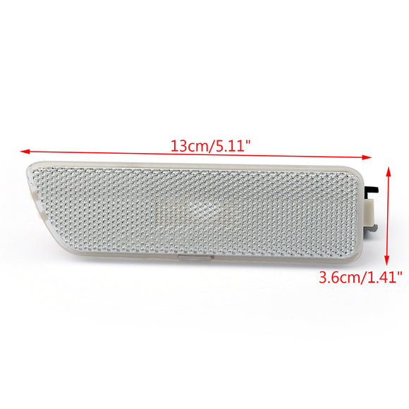2Pcs Clear Side Marker Light Housings For VW MK4 Golf R32 GTI Jetta Cabrio