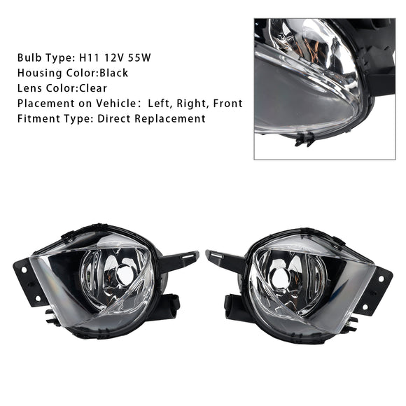 Par de luces antiniebla delanteras sin bombillas para BMW E90 Serie 3 2006-2008 6948373
