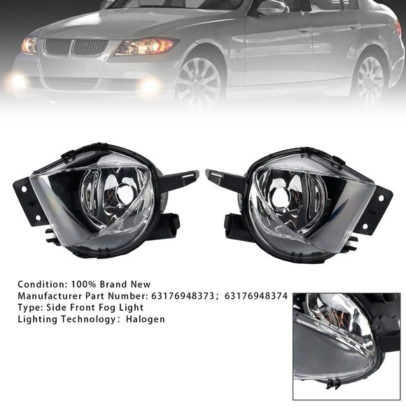 Par de luces antiniebla delanteras sin bombillas para BMW E90 Serie 3 2006-2008 6948373