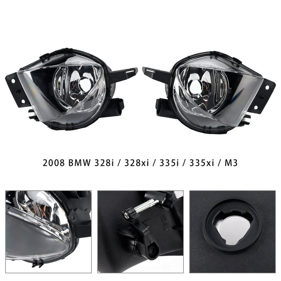 Par de luces antiniebla delanteras sin bombillas para BMW E90 Serie 3 2006-2008 6948373