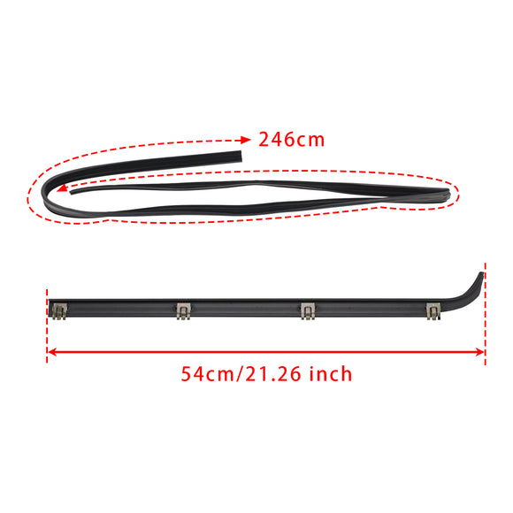 4 Stuks Deur Raam Afdichting Riem Tochtstrip + 2 Stuks Seal Kit Voor Ford F150 F250 F350 1987-1997