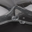 2 Stück Scheinwerfergehäuse-Linsenabdeckungen + Kleber für Mercedes-Benz W230/R230 SL500 SL600 2003-2008-14