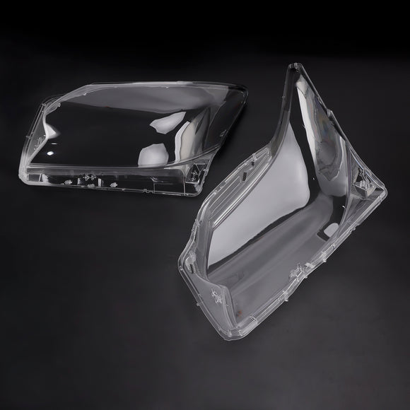 2 uds carcasa de lente de faro delantero + pegamento de sellado para Lexus GX460 2020-2023 US