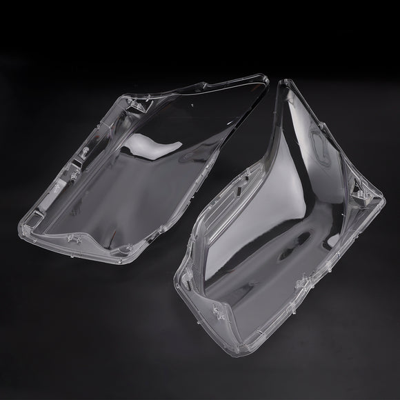2 uds carcasa de lente de faro delantero + pegamento de sellado para Lexus GX460 2020-2023 US