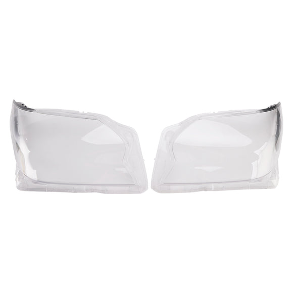 2 uds carcasa de lente de faro delantero + pegamento de sellado para Lexus GX460 2020-2023 US