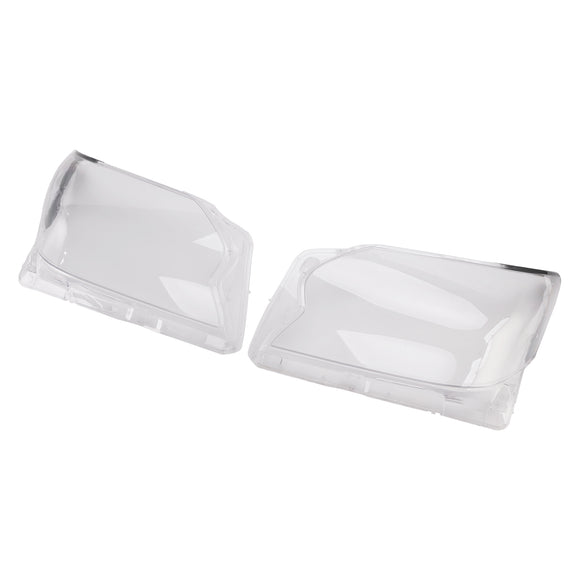 2 uds carcasa de lente de faro delantero + pegamento de sellado para Lexus GX460 2020-2023 US