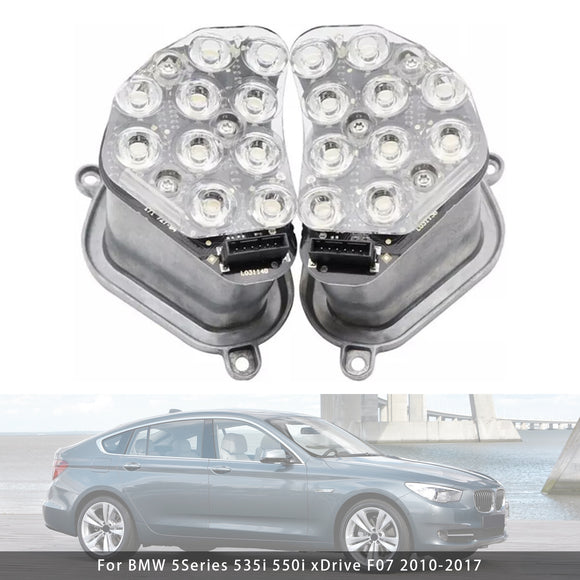 Left+Right Turn Signal Light Module 63127262833 63127262834 For BMW 5Series 535i 550i xDrive F07 2010-2017