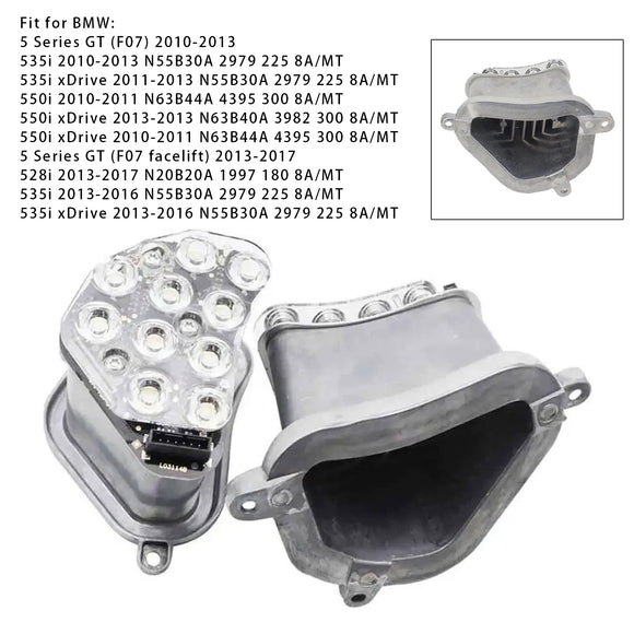 Left+Right Turn Signal Light Module 63127262833 63127262834 For BMW 5Series 535i 550i xDrive F07 2010-2017