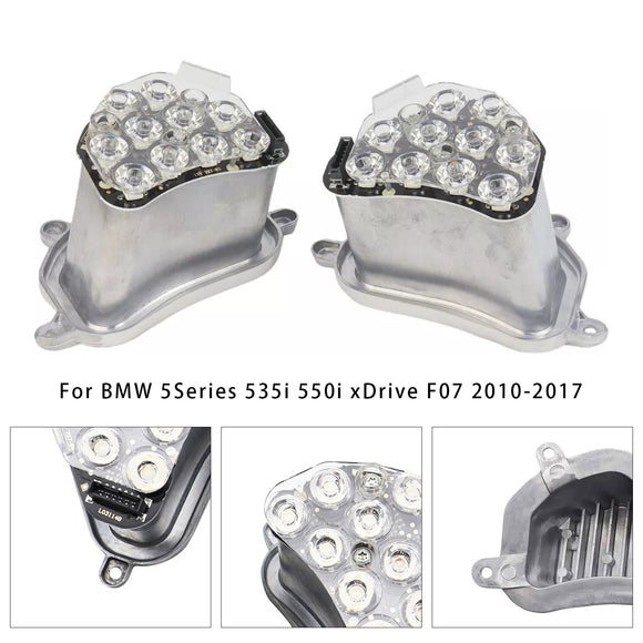 Left+Right Turn Signal Light Module 63127262833 63127262834 For BMW 5Series 535i 550i xDrive F07 2010-2017