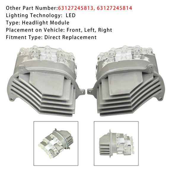 2x LED-suuntavilkkujen ohjausyksikkö moduuli 63127245813 63127245814 BMW 3-sarjan E90 E91 2007-2011