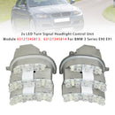 2x LED-suuntavilkkujen ohjausyksikkö moduuli 63127245813 63127245814 BMW 3-sarjan E90 E91 2007-2011-2