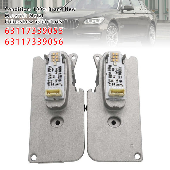 2X módulo de faro LED 63117339055 56 para BMW Serie 7 F01 F02 LCI