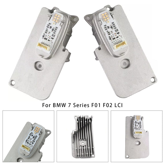 2X módulo de faro LED 63117339055 56 para BMW Serie 7 F01 F02 LCI
