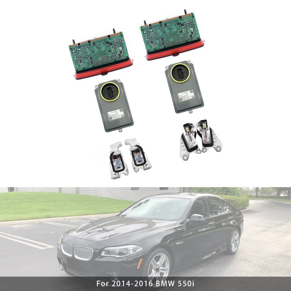 8 kpl vasen+oikea mukautuva LED-ajovalojen ohjausmoduulisarja BMW 5' F07 F10 F11 2014-2016