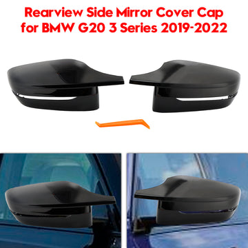 Rearview Side Mirror Cover Cap for BMW G20 3 Series 2019-2022