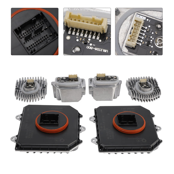 6 kpl mukautuva LED-ajovalojen suuntavilkun DRL-moduuli BMW G30 530i 540i:lle