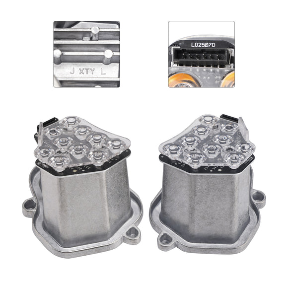 Unidad de faro del módulo LED indicador 2 uds para BMW serie 5 F10 F18 2009-2013