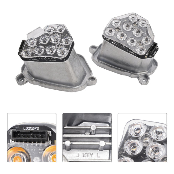 Unidad de faro del módulo LED indicador 2 uds para BMW serie 5 F10 F18 2009-2013