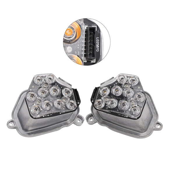 Unidad de faro del módulo LED indicador 2 uds para BMW serie 5 F10 F18 2009-2013
