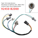 LH tai RH takalampun johtosarja EI-LED 92450-B2000 Kia Soulille 2013-2019-4