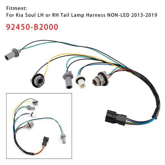 LH tai RH takalampun johtosarja EI-LED 92450-B2000 Kia Soulille 2013-2019