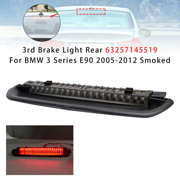 3e remlicht achter 63257145519 voor BMW 3-serie E90 2005-2012 gerookt
