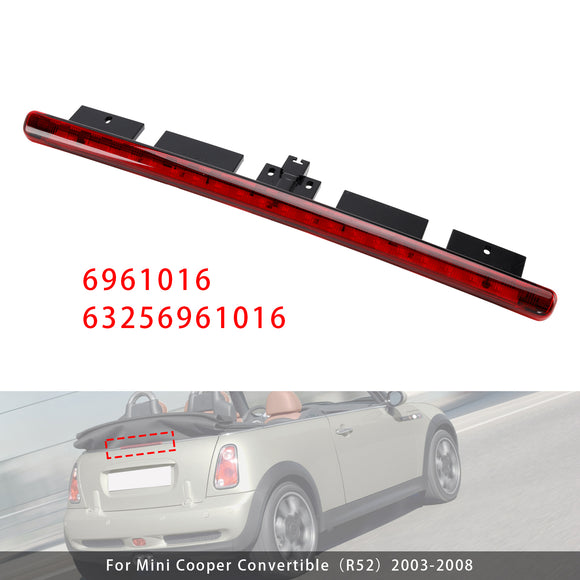 Rear Third Brake Light 63256961016 For Mini Cooper Convertible R52 03-08 Red