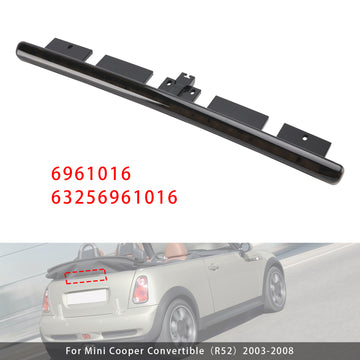 Bremsleuchte hinten 63256961016 für Mini Cooper Cabrio R52 2003–2008, geräuchertes Gehäuse