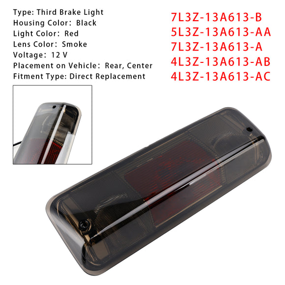 Luz LED de humo para tercera luz de freno, lámpara trasera 7L3Z-13A613-B para FORD F150 2004-2008