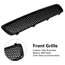 Gloss Black Front Bumper Honeycomb Grille Grill Fit Volvo S40 V50 2004-2007-5