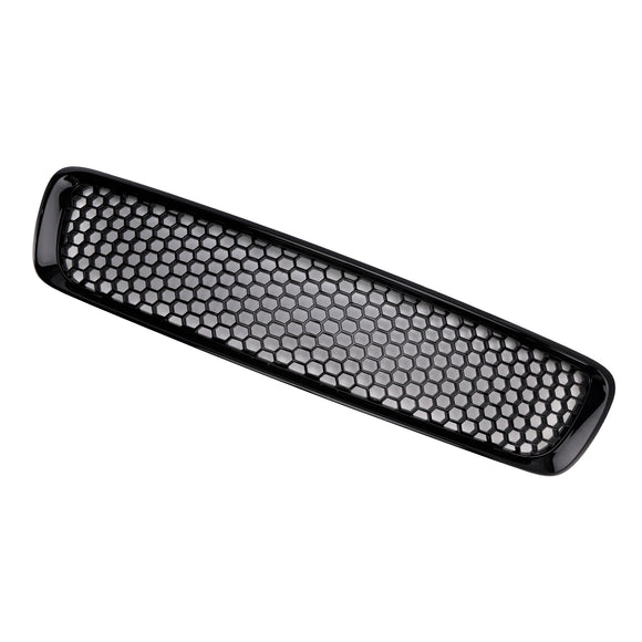 Gloss Black Front Bumper Honeycomb Grille Grill Fit Volvo S40 V50 2004-2007